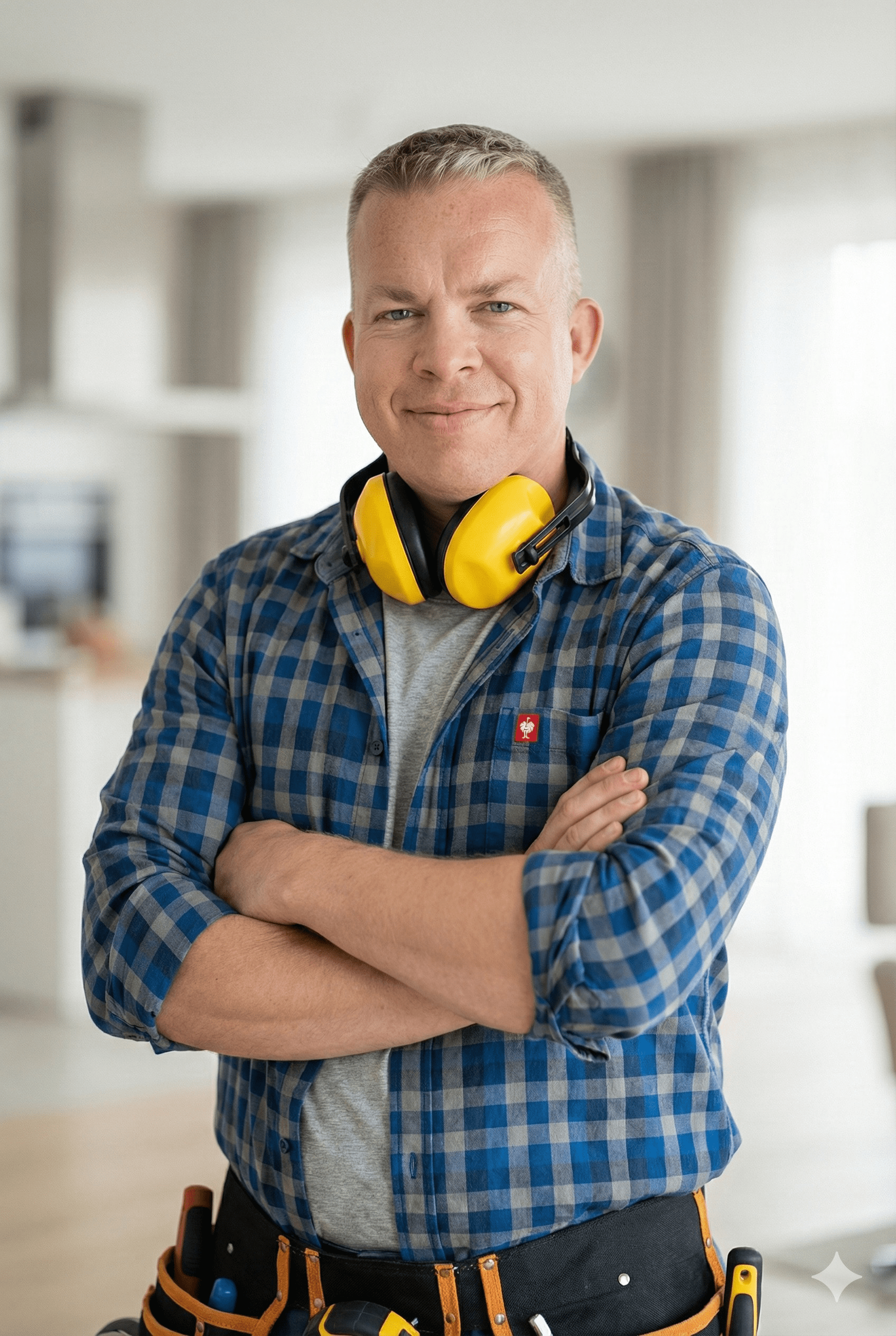 David FixHaus – professioneller Handwerker aus Mannheim im Portrait mit Werkzeugen