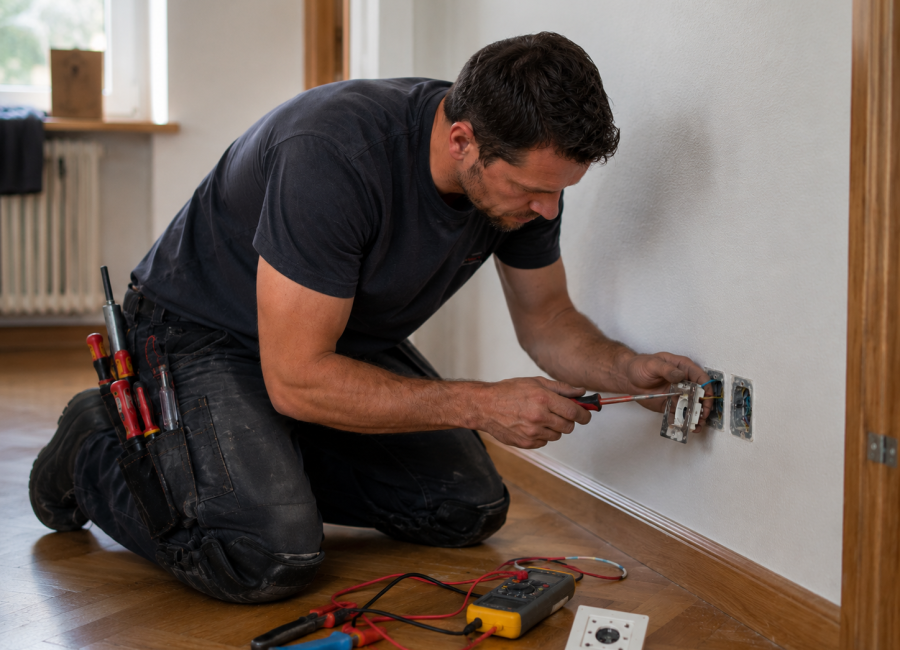 Hausmeister-Service: Reparaturen und Instandhaltung in einer Wohnung durch David FixHaus